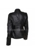 Get Smart Anne Hathaway (Agent 99) Black Leather Jacket 